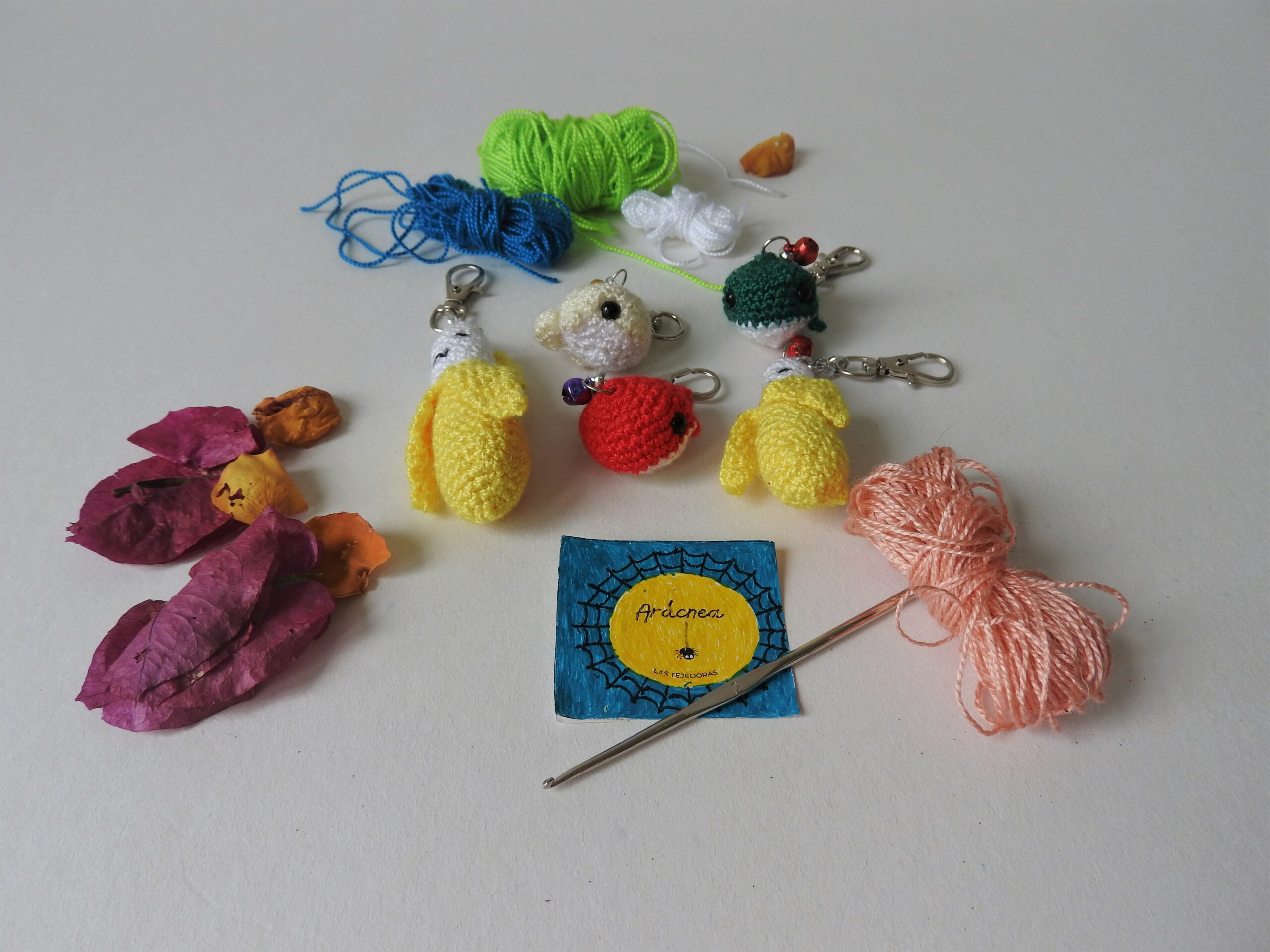 Llaveros en crochet